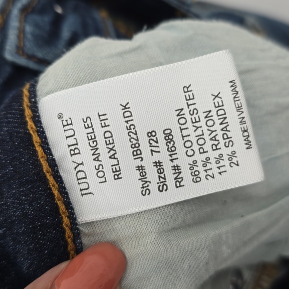 Judy Blue Relaxed Fit Wo.ens Jean's Size 28 - Picture 9 of 9